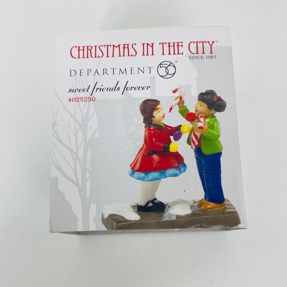 Dept 56 Figurine Sweet Friends Forever Christmas In The City 4025250 Excellent